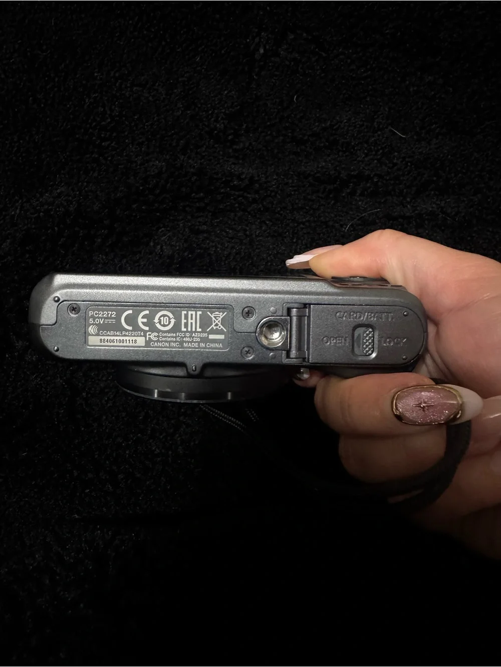 Canon Compact Digital Camera in Black and Silver